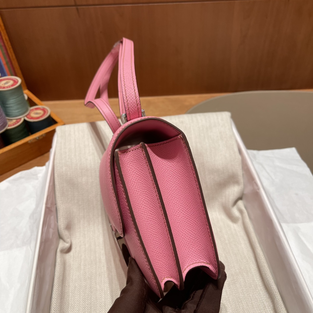 에르메스 콘스탄스18 사쿠라핑크 은장 앱송